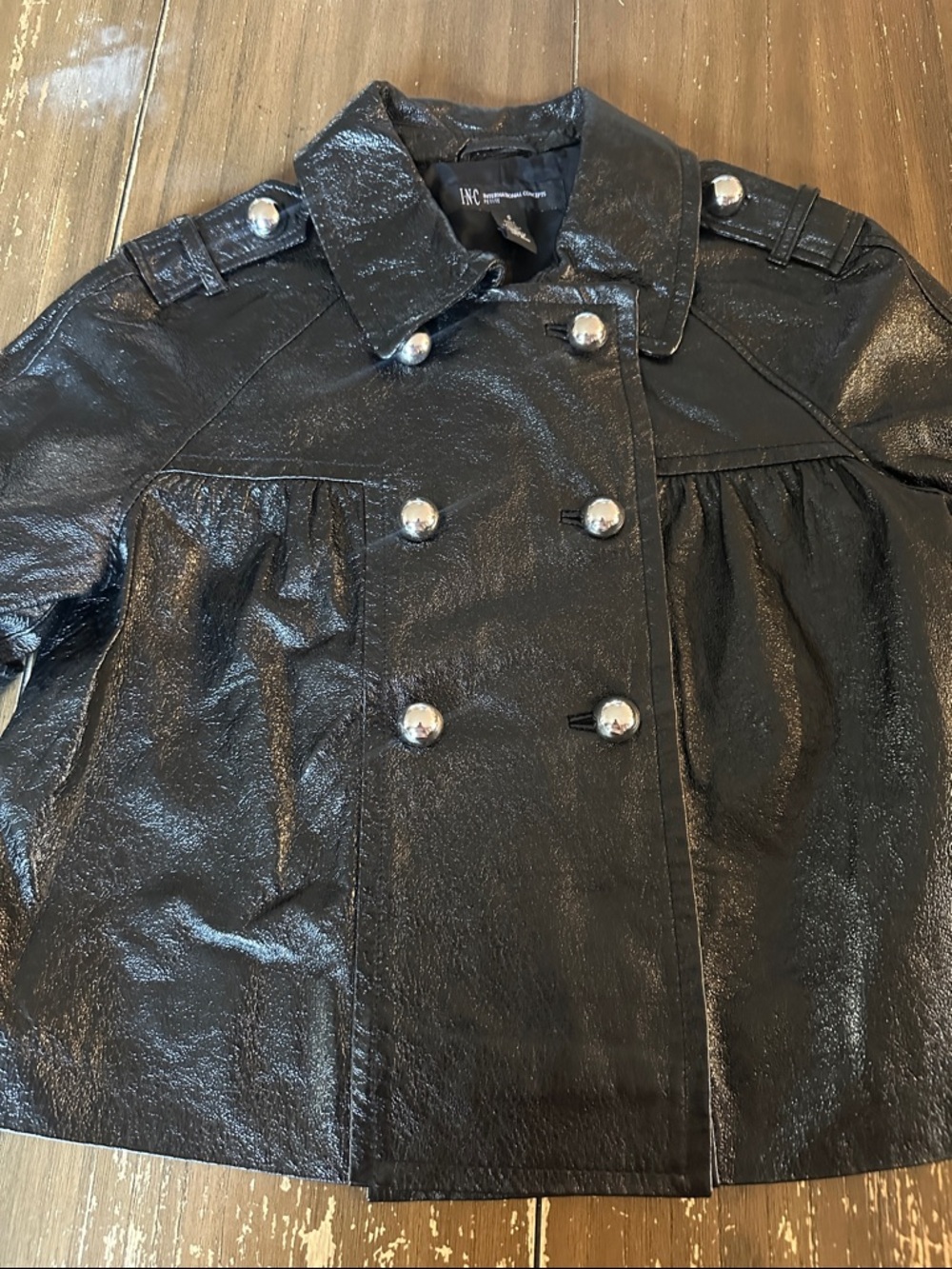 Inc International concepts short sleeve jacket S petite*